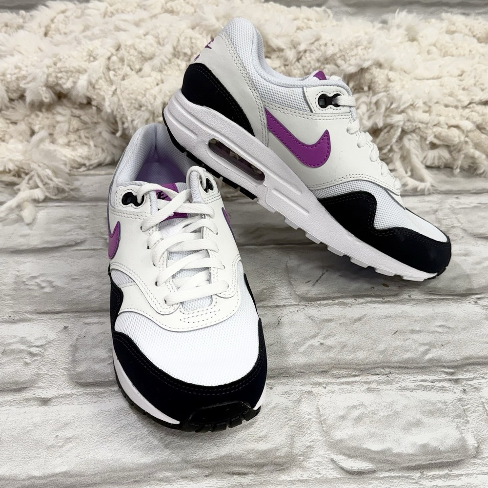 Nike Air Max 1 "Fuchsia Dream" sneakers Shoes Sz 4Y / Womans 5.5 Athletic Shoes